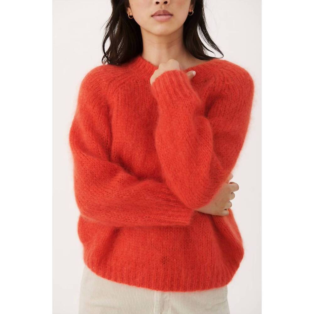 NEW PART TWO rhona knit pull top in rubicondo